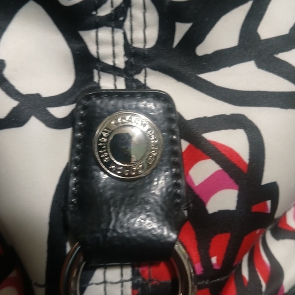 EUC Coach Poppy Daisy Graffiti tote bag - Picture 6 of 6